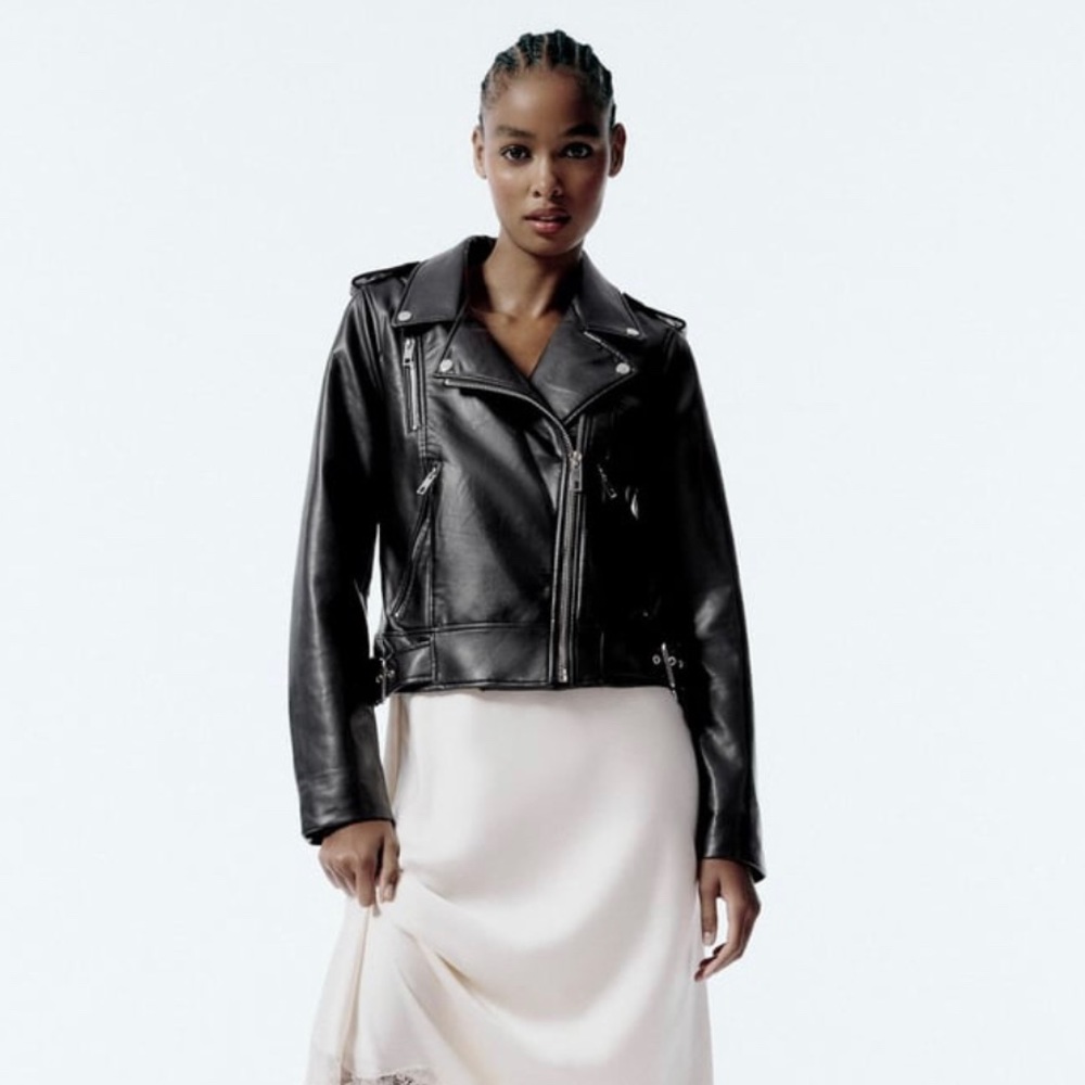 Zara Faux Leather Jacket